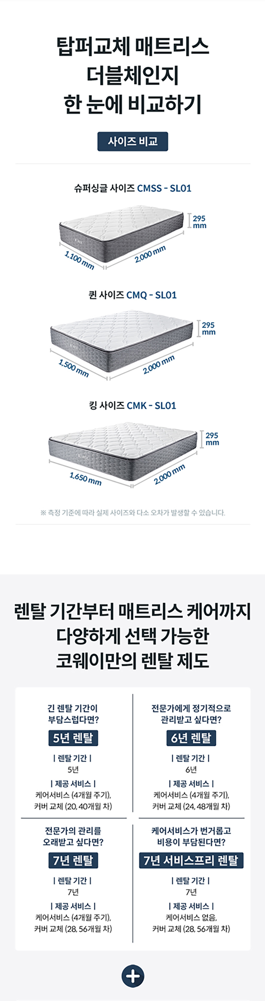 코웨이 CMSS-SL01 코웨이 탑퍼교체 매트리스 더블체인지 상세이미지 3