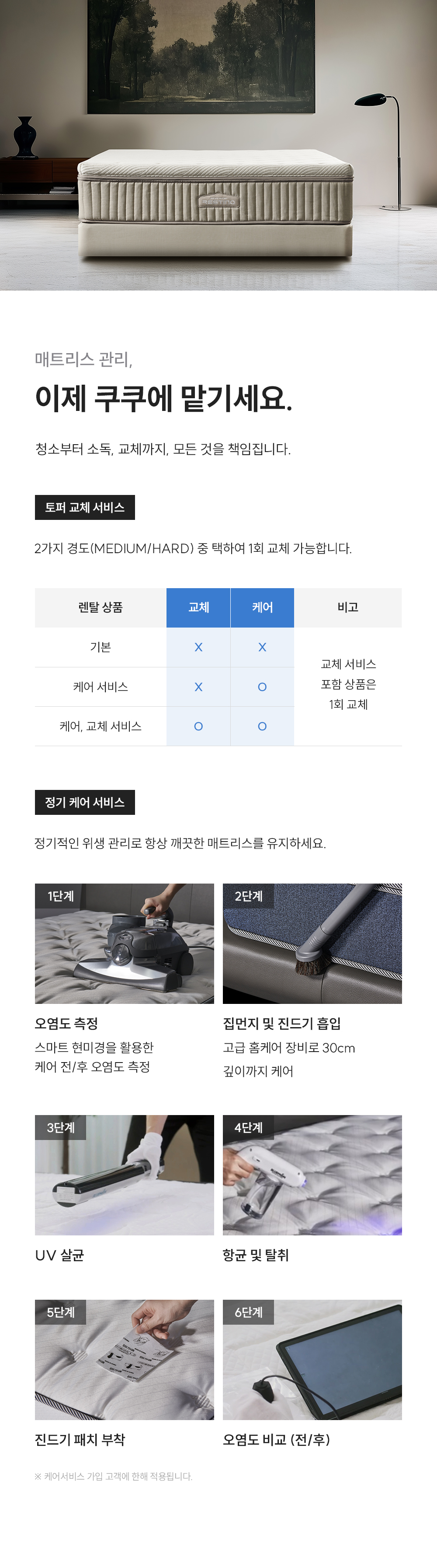 쿠쿠 CRM-D01HEMK 레스티노 매트리스 직접관리 상세이미지 10