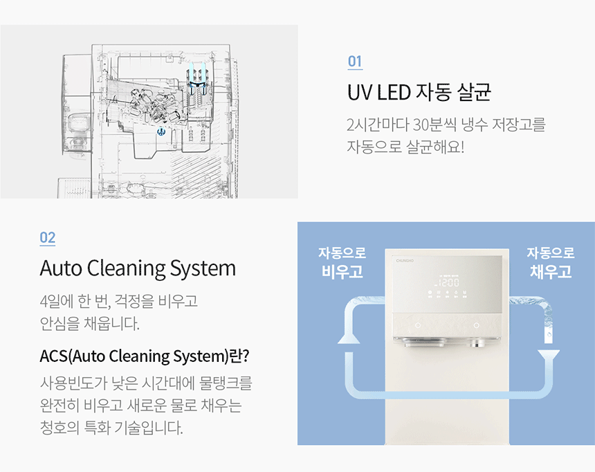 청호나이스 WI-60C90511M 얼음냉온정수기 아이스트리플리 상세이미지 12